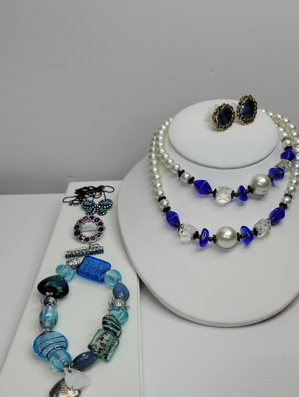 Blue Tone Jewelry Bundle